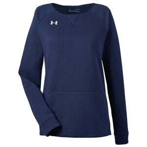 Under Armour UA Hustle Fleece Crew Sweatshirt Size XL Front Pocket